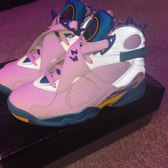 Women Jordan Aqua 8s - Picture 1 of 2